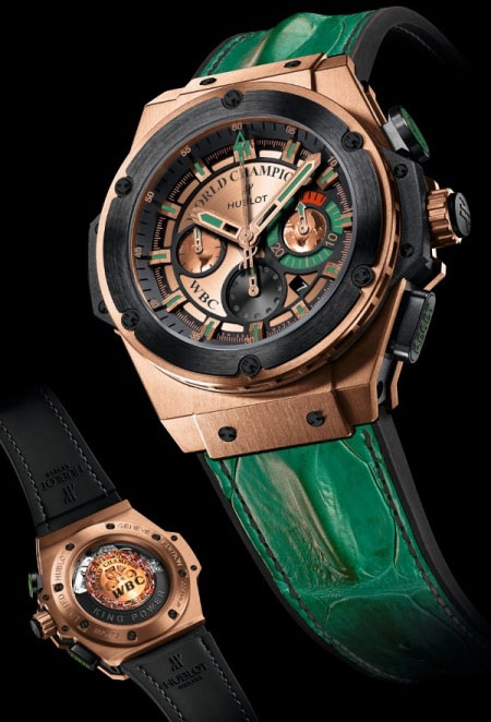 Hublot King Power WBC chronograph Limited Edition watches prices